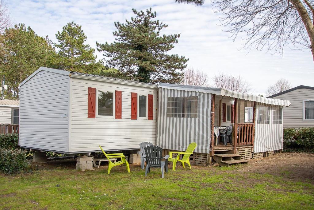 Mobilhome tout équipé bois masson