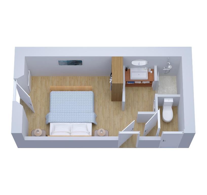 Chambre double cosy - Gîte de la Louve