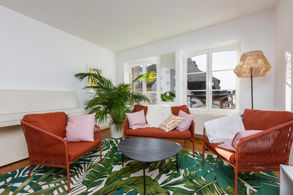 Petite France-Cathédrale, Duplex 100m2- 3 chambres