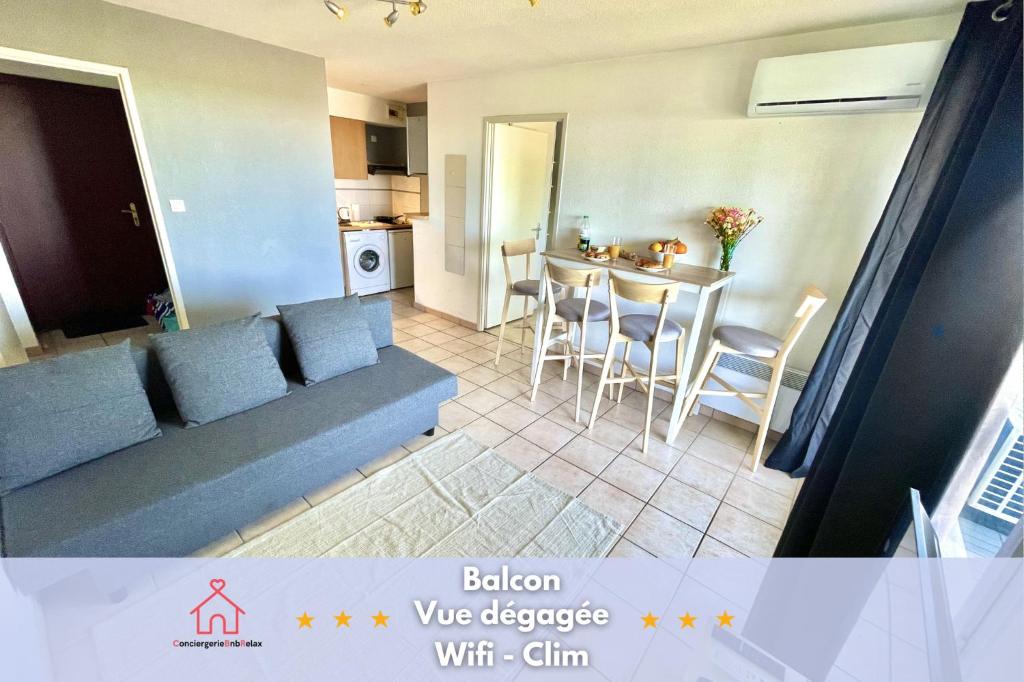 " Vue Détente " Balcon - Wifi - Clim