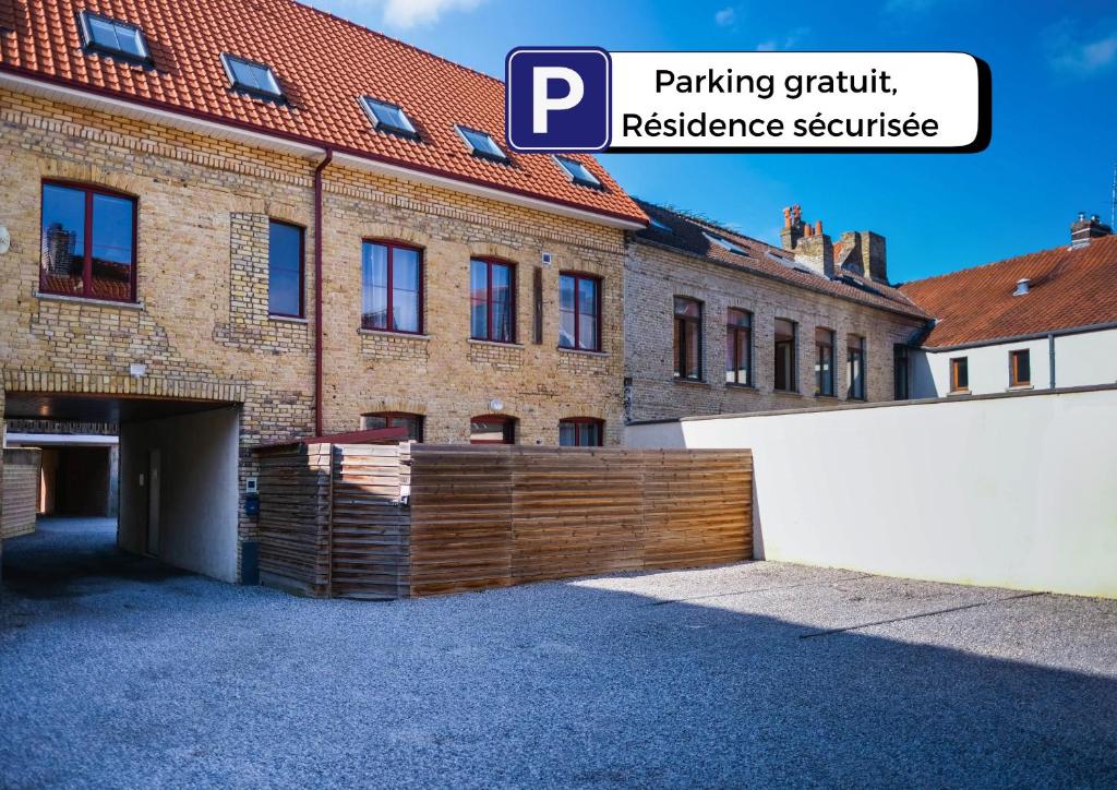 Appartement - parking privé gratuit, proche centre-ville et gare de Saint-Omer