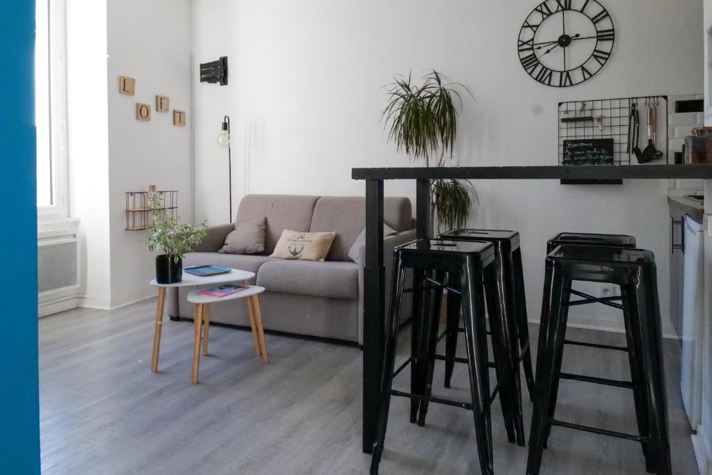 studio coeur de ville 2-4 personnes renove