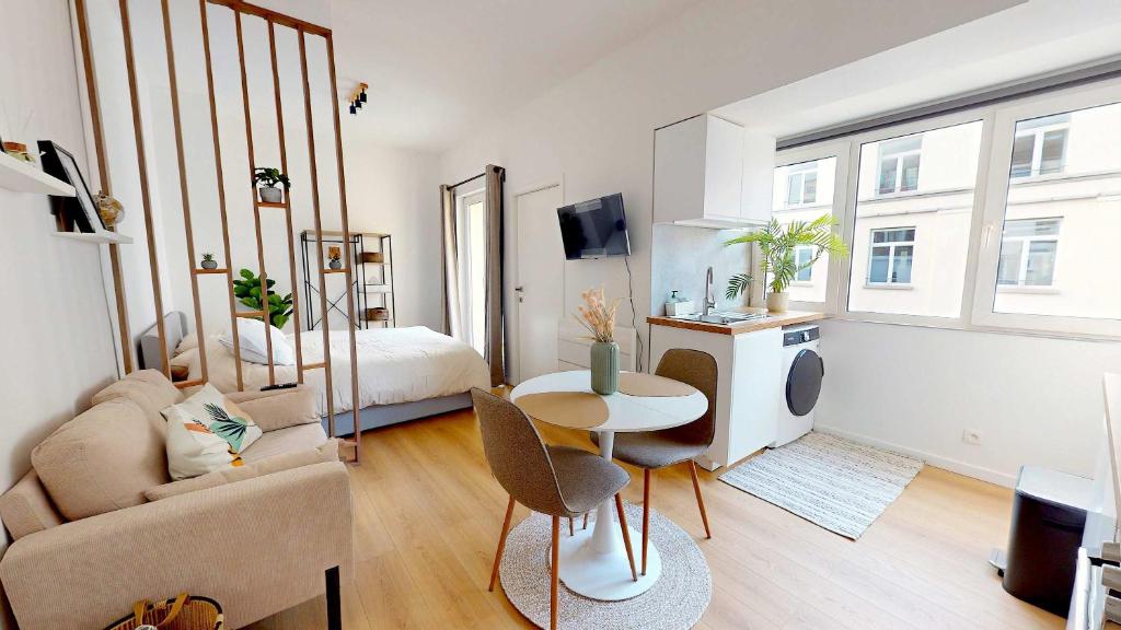 Studio cosy centre BXL avec balcon
