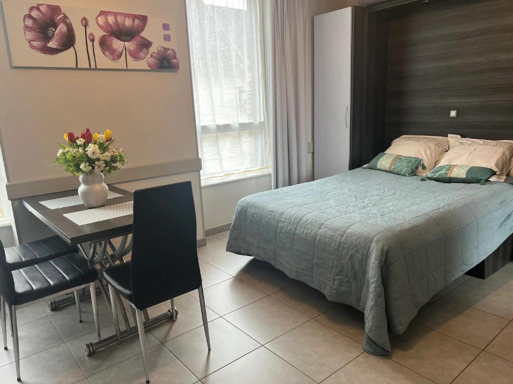 Studio charmant à La Ferrière-aux-Étangs, 27 m², avec Spa