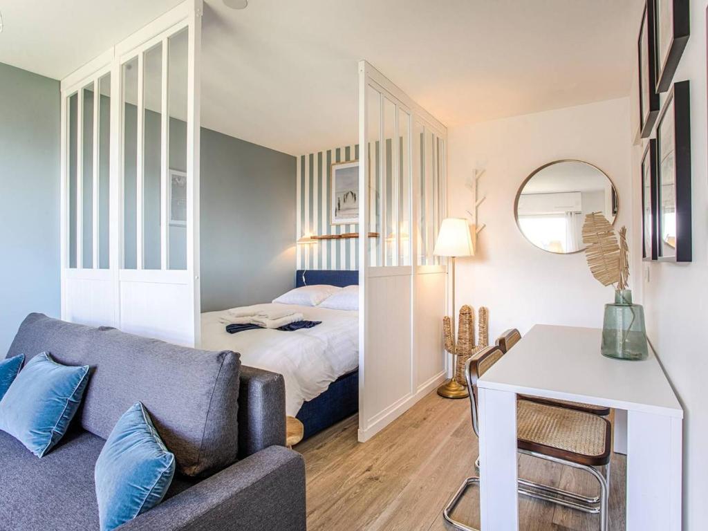 Studio moderne à Cabourg avec parking et balcon - FR-1-788-46