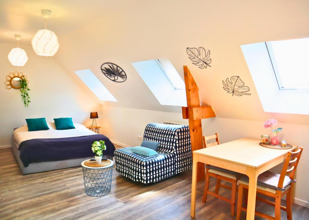 Studio en plein centre de Saint-Omer - à 5 min de la gare, parking gratuit