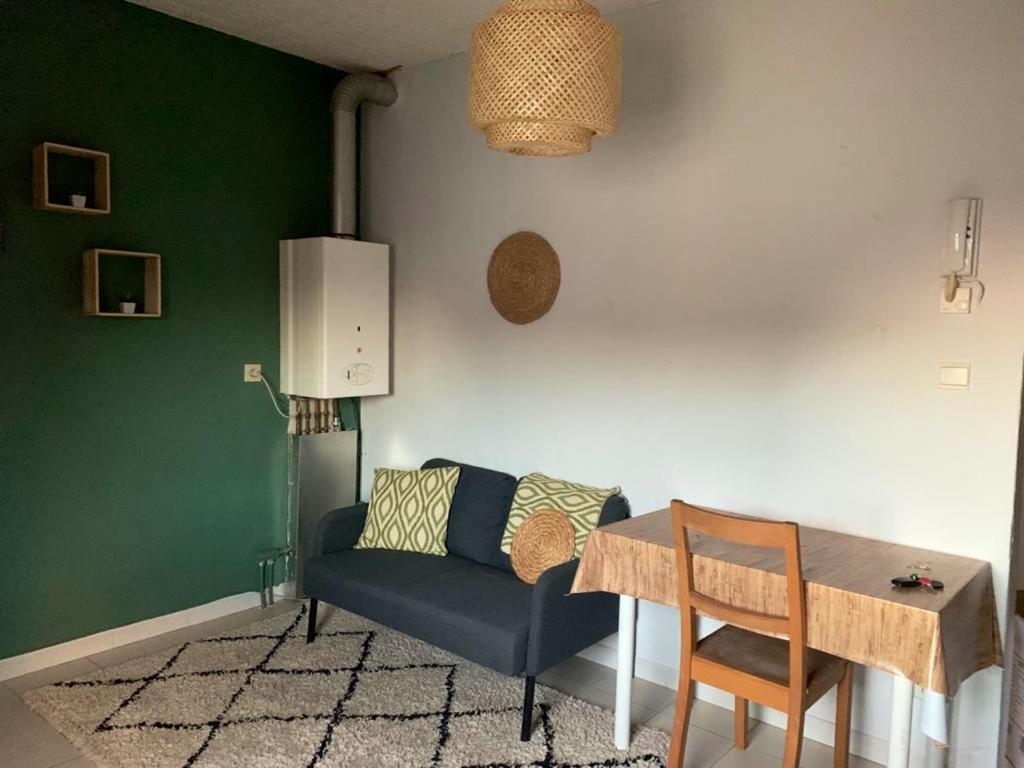 Modern studio in Saint-Nicolas, 35m², city view, parking