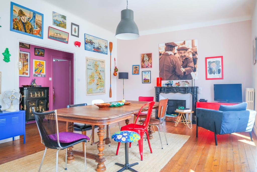 superbe appartement deco atypique et coloree - 5 personnes