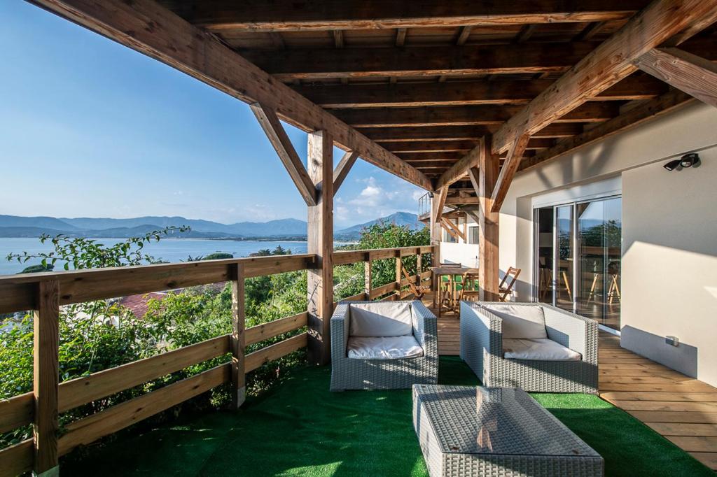 T2 vue sur le golfe d'Ajaccio