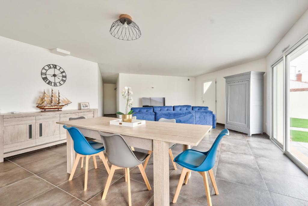 À 250m de la plage, maison pour 6