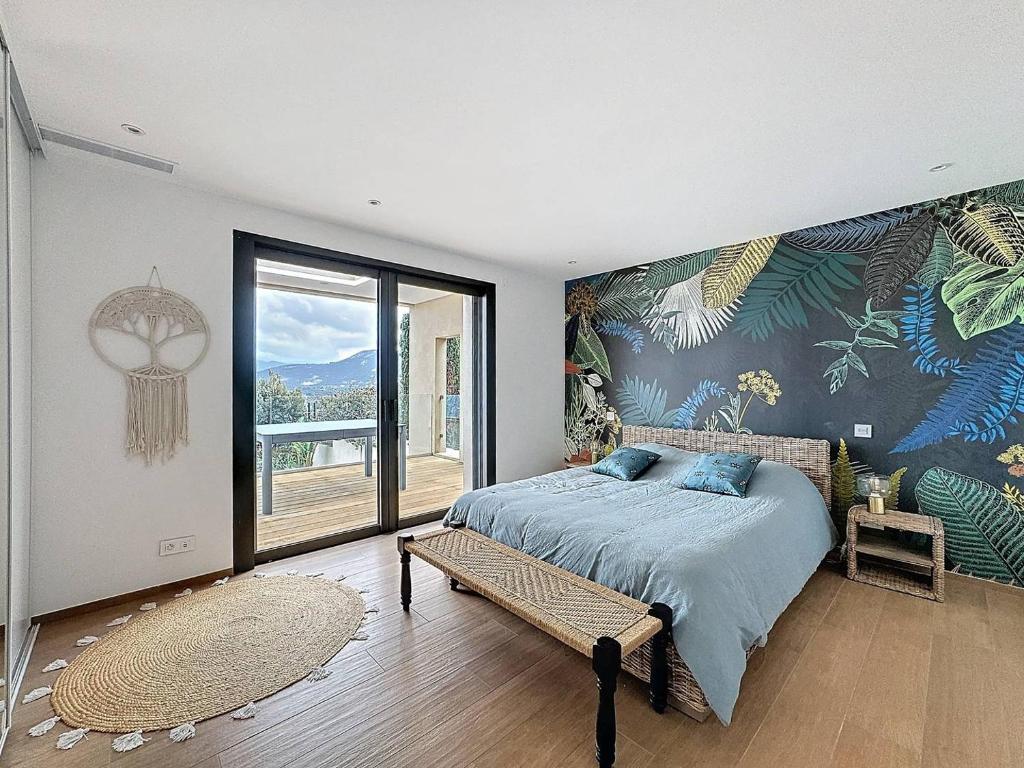 Villa avec vue panoramique sur la baie