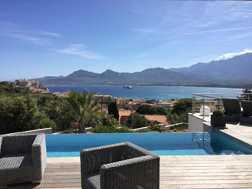 Villa Calvi avec vue époustouflante sur la baie et la citadelle