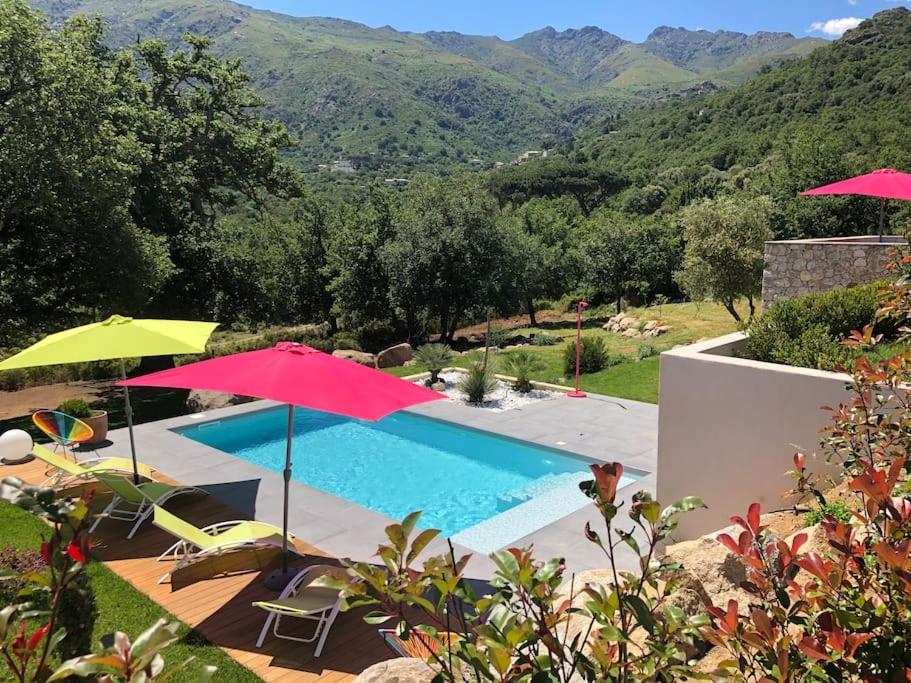Villa Récente avec Piscine proche L'ILE ROUSSE